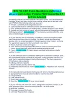 HESI RN Exit Exam Questions and Answers Latest Version 2023 &vert; Study Guide & Practice Test