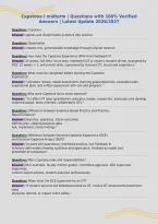 Capstone I midterm &vert; Questions with 100&percnt; Verified&NewLine;Answers &vert; Latest Update 2026&sol;2027
