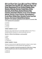 AQA A Level Physics Paper 1 Exam &vert; AQA A-Level Physics 7408 Paper 1 Study Guide & Exam Prep 2026&ndash;2027 &vert; AQA Physics Paper 1 Exam Review &vert; Measurements & Errors&comma; Particles & Radiation&comma; Waves&comma; Mechanics & Materials&comma; Electricity&comma; Periodic Motion&comma; SI Units&comma; U