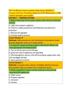 RVTI Certification Exam Complete Study Guide 2026&sol;2027 &vert; &NewLine;Propane&comma; Electrical&comma; Plumbing&comma; Appliances & RV Maintenance &vert; 500&plus; &NewLine;Practice Questions and answers  