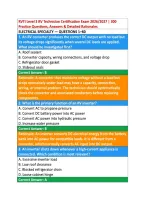 RVTI Level 3 RV Technician Certification Exam 2026&sol;2027 &vert; 300 &NewLine;Practice Questions&comma; Answers & Detailed Rationales 