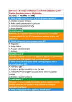 RVTI Level 1 & Level 2 Certification Exam Bundle 2026&sol;2027 &vert; 500&plus; &NewLine;Practice Questions&comma; Answers & Rationales 