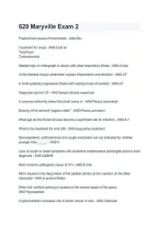 Maryville NURS 629 Exam 2 &vert; Practice Questions & Answers 2026&sol;2027
