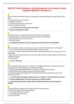 NSG 527 Final Questions &vert; Actual Questions and Answers Latest&NewLine;Updated 2026&sol;2027 &lpar;Graded A&plus;&rpar;