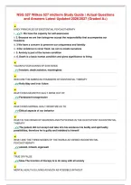 NSG 527 Wilkes 527 midterm Study Guide &vert; Actual Questions&NewLine;and Answers Latest Updated 2026&sol;2027 &lpar;Graded A&plus;&rpar;