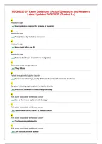 NSG 6020 3P Exam Questions &vert; Actual Questions and Answers&NewLine;Latest Updated 2026&sol;2027 &lpar;Graded A&plus;&rpar;