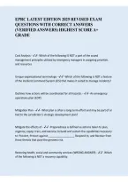 EPRC Latest Edition 2025 &ndash; Revised Exam Questions with Correct Answers &vert; Study Guide