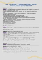 MBA 703 - Module 7 &vert; Questions with 100&percnt; Verified&NewLine;Answers &vert; Latest Update 2026&sol;2027