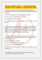 HESI OB&sol;MATERNITY &lbrack;2026&rsqb; &vert; A&plus; VERIFIED ANSWERS &vert;&NewLine;UPDATED ACTUAL QUESTIONS &vert; DETAILED STUDY GUIDE