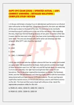 AAPC CPC EXAM &lbrack;2026&rsqb; &vert; UPDATED ACTUAL &vert; 100&percnt;&NewLine;CORRECT ANSWERS &vert; DETAILED SOLUTIONS &vert;&NewLine;COMPLETE STUDY REVIEW