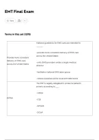 EMT Final Exam 1200&plus; Questions and Answers &vert; Comprehensive Practice & Study Guide