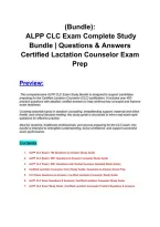 ALPP CLC Exam Study Guide & Review &ndash; Certified Lactation Counselor Preparation
