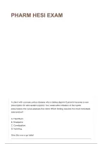  PHARM HESI EXAM &ndash; HESI Pharmacology Questions & Nursing Study Guide