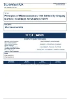Principles of Microeconomics 11th Edition By Gregory Mankiw &vert; Test Bank  All Chapters Verify