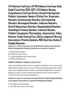 ATI Pediatrics Final Exam &vert; ATI RN Pediatrics Final Exam Study Guide & Exam Prep 2026&ndash;2027 &vert; ATI Pediatric Nursing Comprehensive Final Exam Review &vert; Growth & Development&comma; Pediatric Assessment&comma; Newborn & Infant Care&comma; Respiratory Disorders&comma; Cardiovascular D