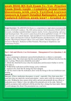 HESI RN Comprehensive Exit Exam Complete Study Pack &lpar;2026&sol;2027 Edition&rpar;