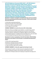 ATI RN Pediatrics Proctored 2026&sol;2027 &vert; ATI RN Pediatric Nursing Proctored Assessment Study Guide&comma; Practice Questions & Answers&comma; ATI Nursing Care of Children Proctored Exam Prep&comma; Pediatric Nursing&comma; Growth & Development&comma; Health Promotion&comma; Pediatric Assessm