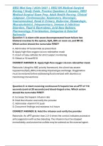 HESI Med Surg I 2026&sol;2027 &vert; HESI RN Medical-Surgical Nursing I Study Guide&comma; Practice Questions & Answers&comma; HESI Medical-Surgical Exam Prep&comma; Adult Health Nursing&comma; Clinical Judgment&comma; Cardiovascular&comma; Respiratory&comma; Neurologic&comma; Gastrointestinal&comma; Renal & Urinary&comma;