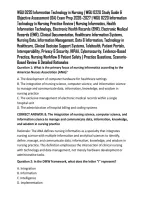 WGU D220 Information Technology in Nursing &vert; WGU D220 Study Guide & Objective Assessment &lpar;OA&rpar; Exam Prep 2026&ndash;2027 &vert; WGU D220 Information Technology in Nursing Practice Review &vert; Nursing Informatics&comma; Health Information Technology&comma; Electronic Health Records 