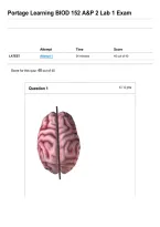Portage Learning BIOD 152 Lab 1 Exam &ndash; Biology Lab Questions&comma; Answers and Exam Review