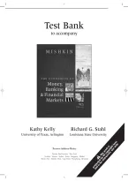 Test Bank for Mishkin's Economics of Money&comma; Banking & Financial Markets