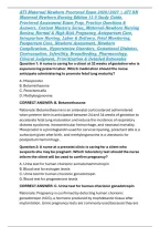 ATI Maternal Newborn Proctored Exam 2026&sol;2027 &vert; ATI RN Maternal Newborn Nursing Edition 13&period;0 Study Guide&comma; Proctored Assessment Exam Prep&comma; Practice Questions & Answers&comma; Content Mastery Series&comma; Maternal-Newborn Nursing Review&comma; Normal & High-Risk Pregnancy&comma; 