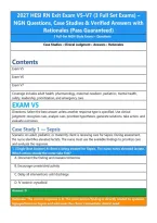 2027 HESI RN Exit Exam V5&ndash;V7 &lpar;3 Full Set Exams&rpar; &ndash; &NewLine;NGN Questions&comma; Case Studies & Verified Answers with &NewLine;Rationales &lpar;Pass Guaranteed&rpar; 