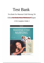 Maternal-Child Nursing 7th Edition by Emily Slone McKinney &ndash; Complete Test Bank &vert; Chapters 1&ndash;55