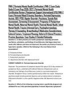 PMH-C Perinatal Mental Health Certification &vert; PMH-C Exam Study Guide & Exam Prep 2026&ndash;2027 &vert; Perinatal Mental Health Certification Review &vert; Postpartum Support International &lpar;PSI&rpar; PMH-C Exam &vert; Perinatal Mood & Anxiety Disorders&comma; Perinatal Depression&comma; Anxie