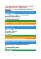 FDNY F-80 Certificate of Fitness Exam 2026&sol;2027 &vert; 300 Practice &NewLine;Questions&comma; Correct Answers & Detailed Rationales 