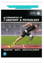 Test Bank For Fundamentals of Anatomy & Physiology 12th Edition by Martini&comma; Nath & Bartholomew &vert; All 1-29 Chapters Covered With Questions And Verified Solutions With Detailed Rationales And Case Studies&period;