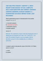 CALIFORNIA SUBJECT EXAMINATIONS FOR  TEACHERS &lpar;CSET&rpar; EXAMS &vert;&vert; MOST RECENT EXAMS 2026&vert;2027