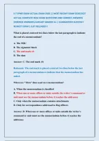 E-7 EPME EXAM ACTUAL EXAM 2026 &vert;&vert; MOST RECENT EXAM 2026&vert;2027 &NewLine;ACTUAL COMPLETE REAL EXAM QUESTIONS AND CORRECT ANSWERS &NewLine;&lpar;VERIFIED ANSWERS&rpar; ALREADY GRADED A&plus; &vert; GUARANTEED SUCCESS&excl;&excl; &NewLine;NEWEST EXAM &vert; JUST RELEASED&excl;&excl;