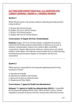 ALF CORE EXAM NEWEST EXAM 2026 &vert; ALL QUESTIONS AND CORRECT ANSWERS &vert; GRADED A&plus; &vert; VERIFIED ANSWERS 
