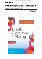 Test Bank - Health Assessment in Nursing 6th Edition &lpar;Weber&comma; 2018&rpar; Chapter 1-33 &vert; All Chapters