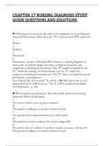 CHAPTER 17 NURSING DIAGNOSIS COMPLETE CHAPTER EXAM REVIEW&period;pdf&lpar;PACKAGE DEAL&rpar;