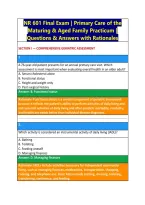NR 601 Questions & Answers with Rationales Exam Bundle  