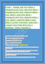 NSG 6005 Exam 1 & Quiz Bundle 2026 &vert; South University Q&A