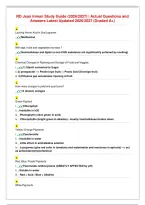 RD Jean Inman Study Guide &lpar;2026／2027&rpar; ｜ Actual Questions and Answers Latest Updated 2026／2027