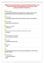 RD study guide - Jean Inman &lpar;2026／2027&rpar; ｜ Actual Questions and Answers Latest Updated 2026／2027