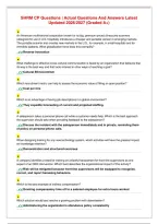 SHRM CP Questions ｜ Actual Questions And Answers Latest Updated 2026／2027 &lpar;Graded A&plus;&rpar;&period;