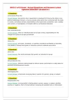 SOCE &lpar;1 of 3&rpar; Exam &vert; Actual Questions and Answers Latest&NewLine;Updated 2026&sol;2027 &lpar;Graded A&plus;&rpar;