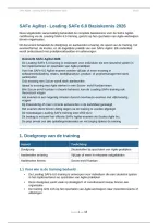 SAFe Agilist Leading SAFe 6&period;0 - Complete Samenvatting en Oefenvragen