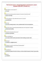 TSI Practice test 2 &vert; Actual Questions and Answers Latest&NewLine;Updated 2026&sol;2027 &lpar;Graded A&plus;&rpar;