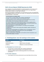 SAFe Scrum Master SSM - Complete Samenvatting en Oefenvragen
