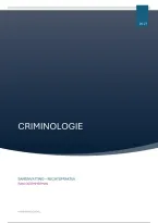 Volledige samenvatting Criminologie &vert; Rechtspraktijk &vert; VIVES &vert; 2026&sol;27