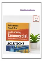 Electrical Wiring Commercial 18th Edition - Simmons & Ode - Solution Manual &lpar;PDF&rpar;