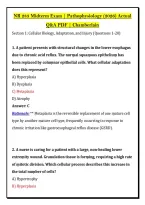 NR 283 Midterm Exam &vert; Pathophysiology &lpar;2026&rpar; Actual &NewLine;Q&A PDF &vert; Chamberlain 