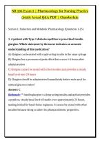 NR 293 Exam 2 &vert; Pharmacology for Nursing Practice &NewLine;&lpar;2026&rpar; Actual Q&A PDF &vert; Chamberlain
