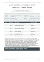 ATI RN MATERNAL NEWBORN EDITION 12&period;0 ACTUAL EXAM 2026 &vert; Complete Test Bank &vert; 500 Exam-Style Questions with Verified Answers & Rationales &vert; Pass Guaranteed - A&plus; Graded&NewLine;&NewLine;